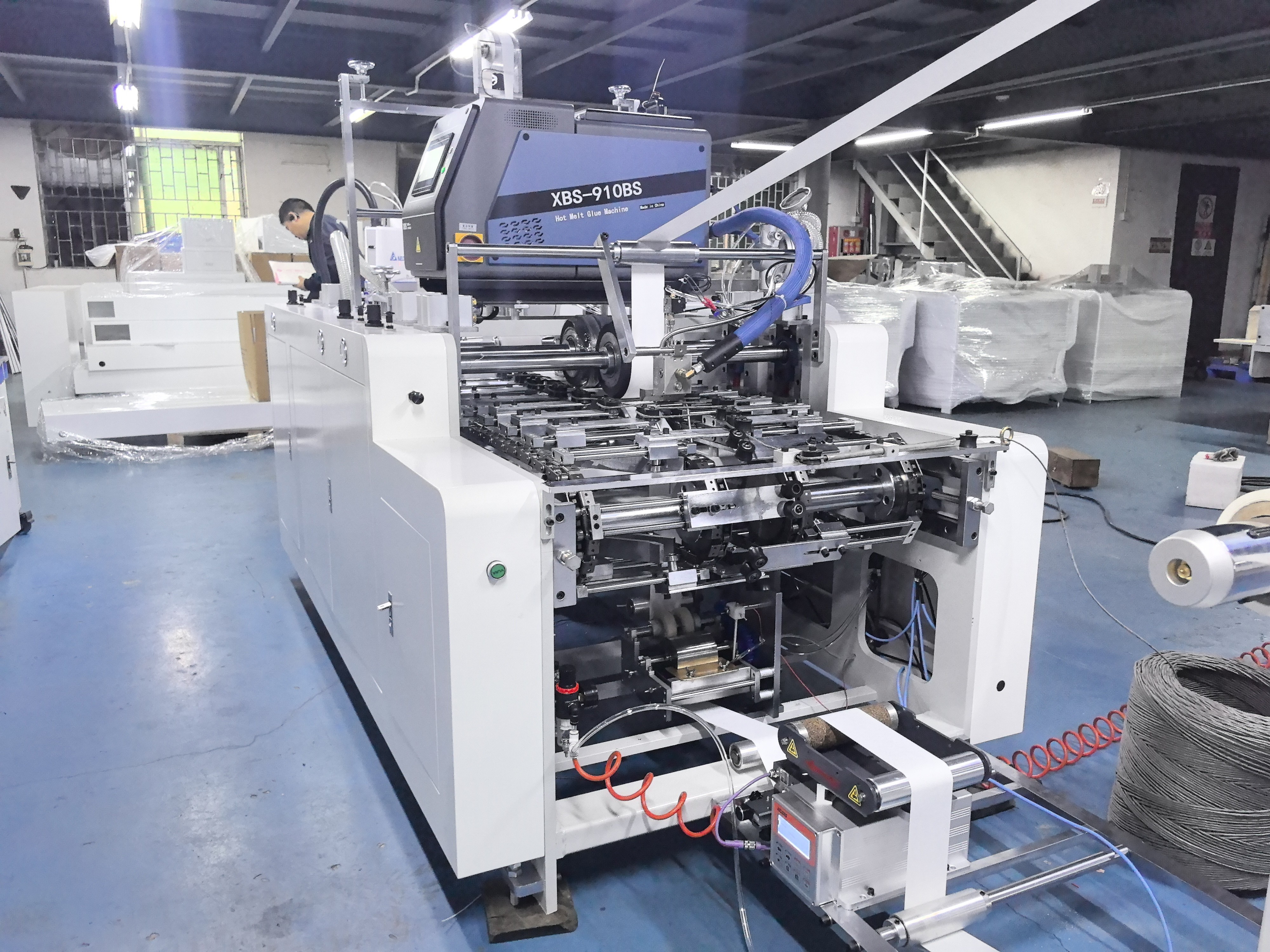 High Efficiency Paper Rope Machine For Paper Bag Production