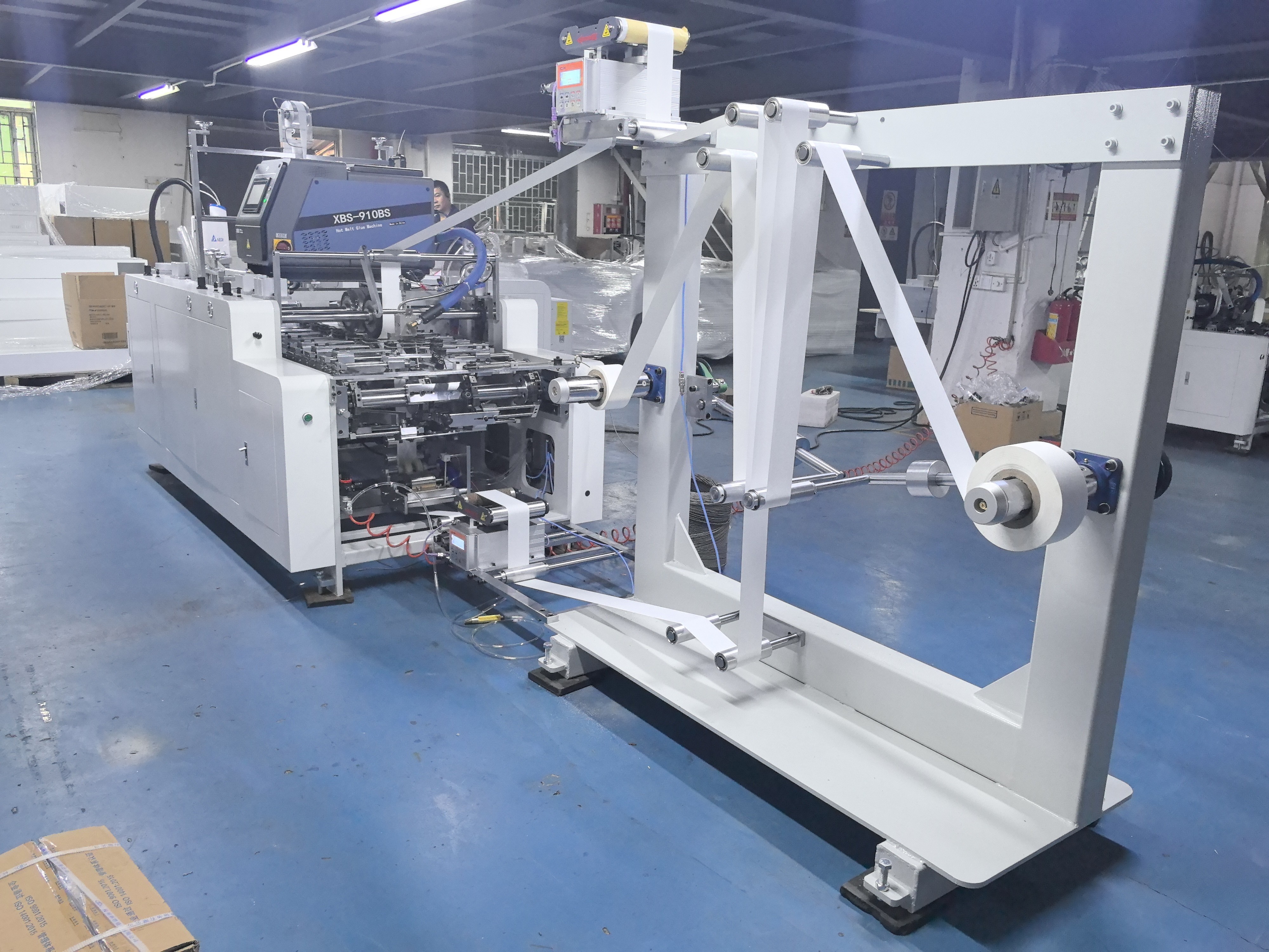 Fast Output Paper Rope Handle Making Machine Packaging Machinery Equipment For 220-430mm